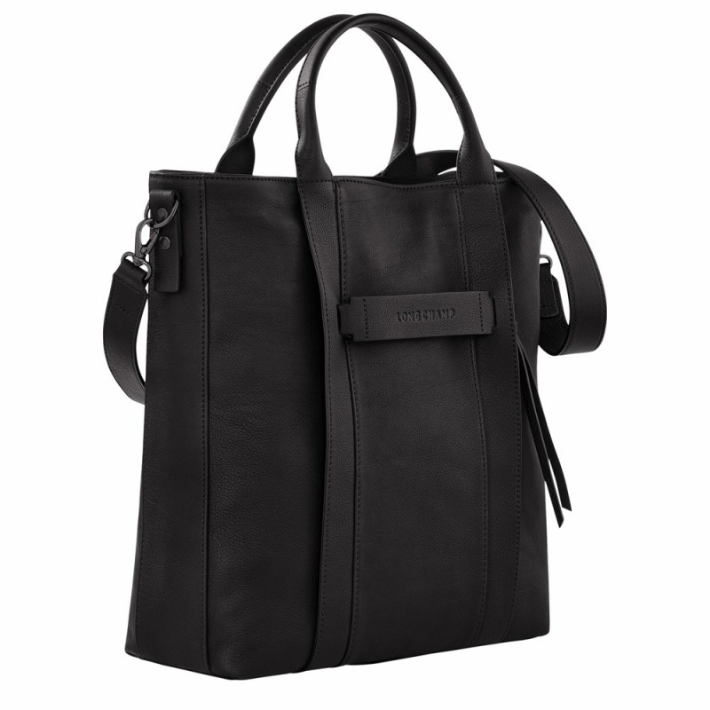 Black Longchamp Longchamp 3D L Men's Tote Bags